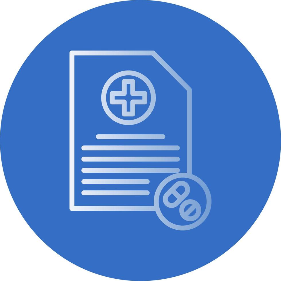 Prescription Vector Icon Design