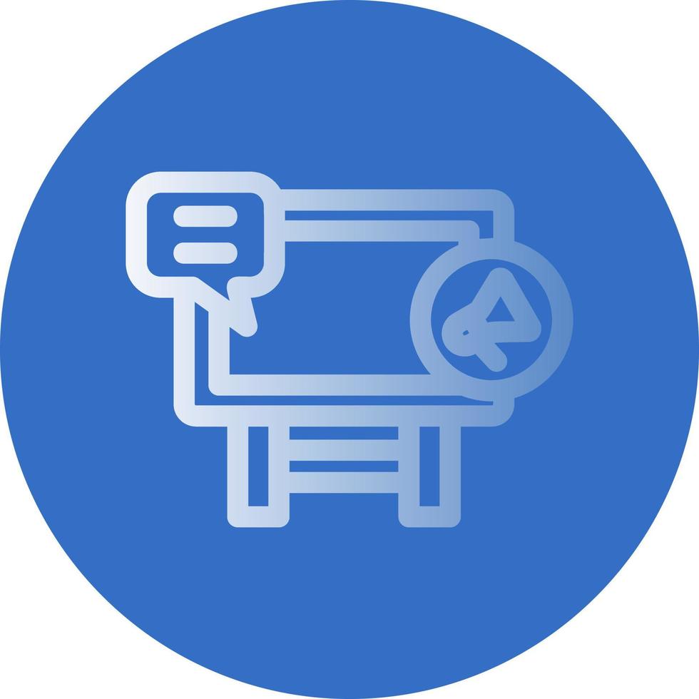 Advertising Campaign Vector Icon Design