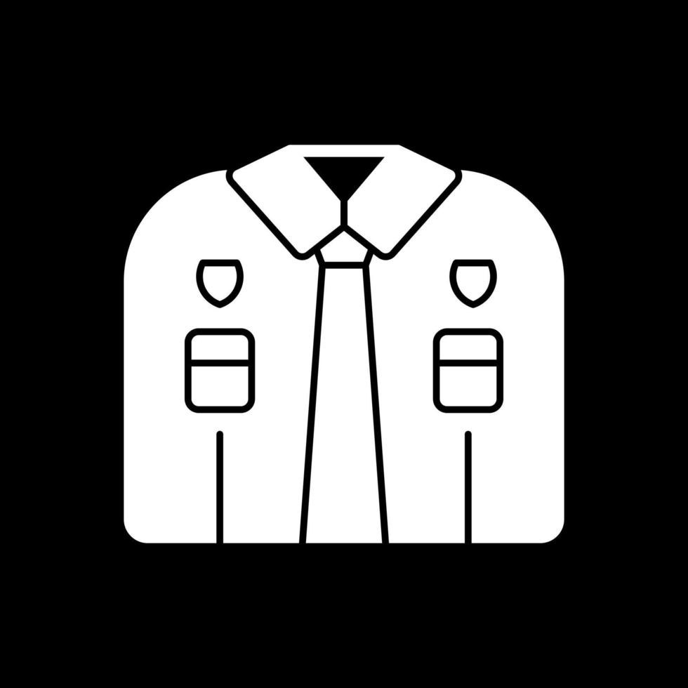 Police Uniform Vector Icon Design