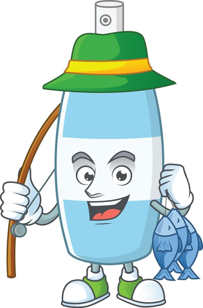 Spray hand sanitizer Cartoon character vector