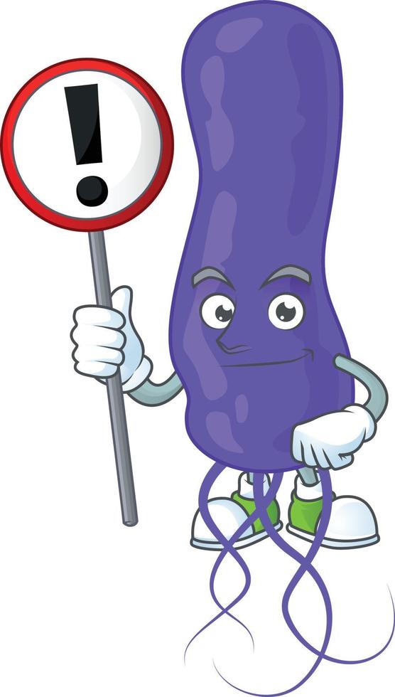 Cartoon character of blue spirila vector