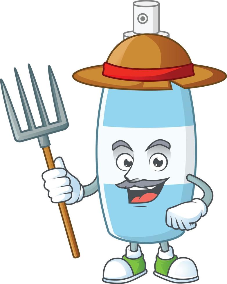 Spray hand sanitizer Cartoon character vector