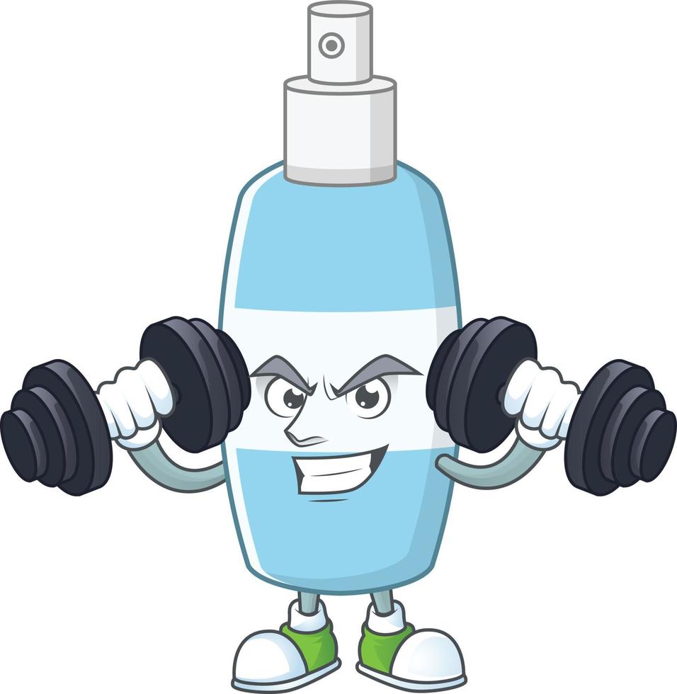 Spray hand sanitizer Cartoon character vector