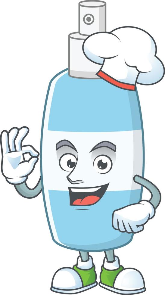 Spray hand sanitizer Cartoon character vector