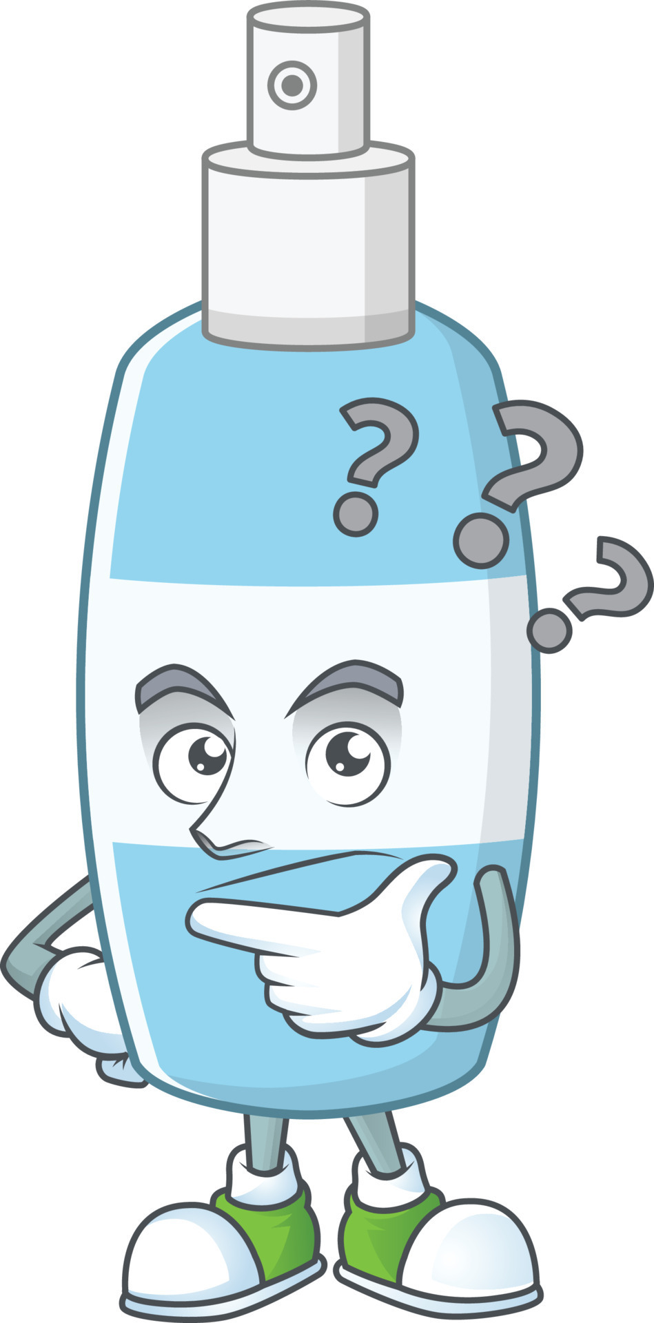 Spray hand sanitizer Cartoon character 21293267 Vector Art at Vecteezy