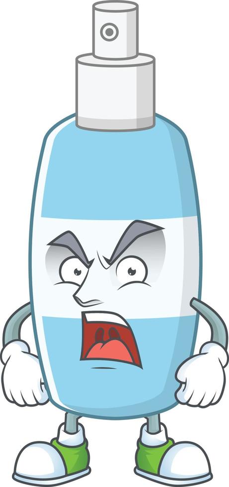 Spray hand sanitizer Cartoon character vector