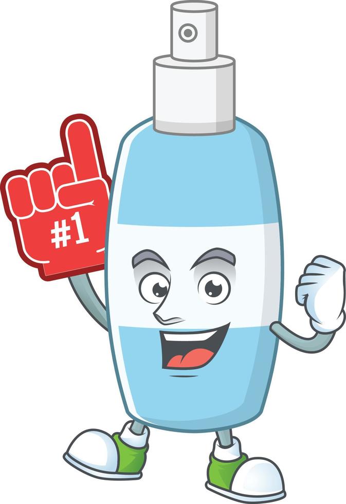 Spray hand sanitizer Cartoon character vector