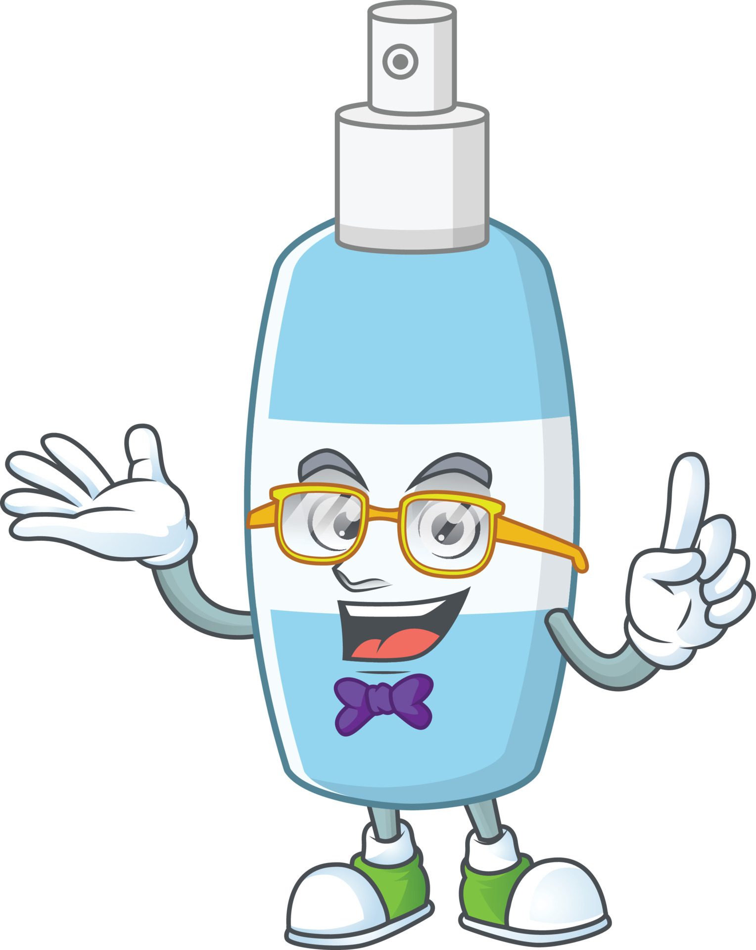 Spray hand sanitizer Cartoon character 21293298 Vector Art at Vecteezy