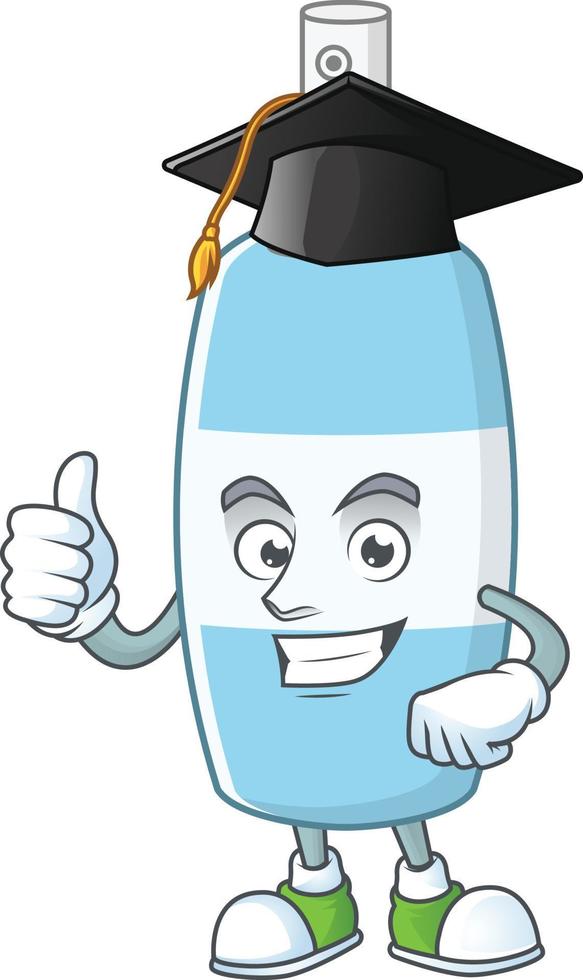 Spray hand sanitizer Cartoon character vector