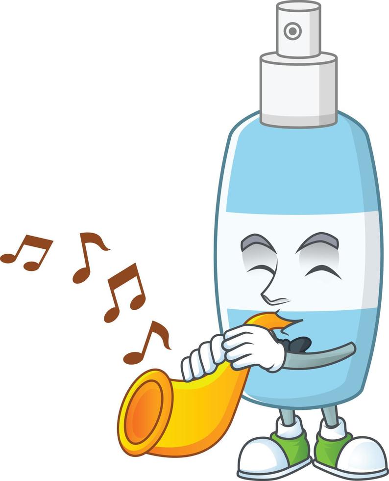 Spray hand sanitizer Cartoon character vector