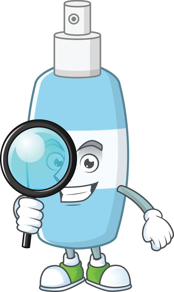 Spray hand sanitizer Cartoon character vector
