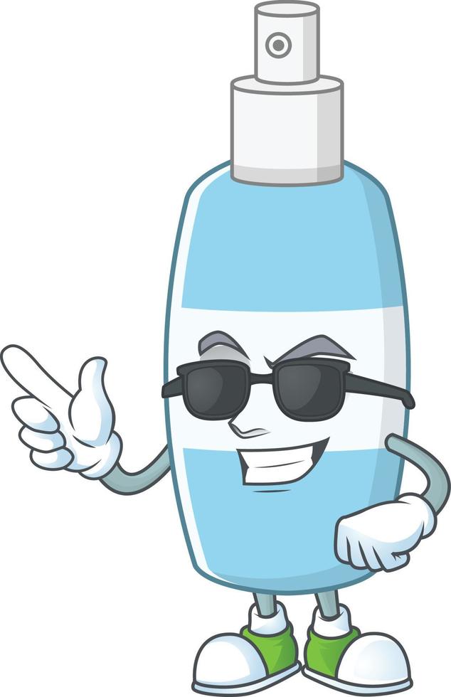 Spray hand sanitizer Cartoon character vector