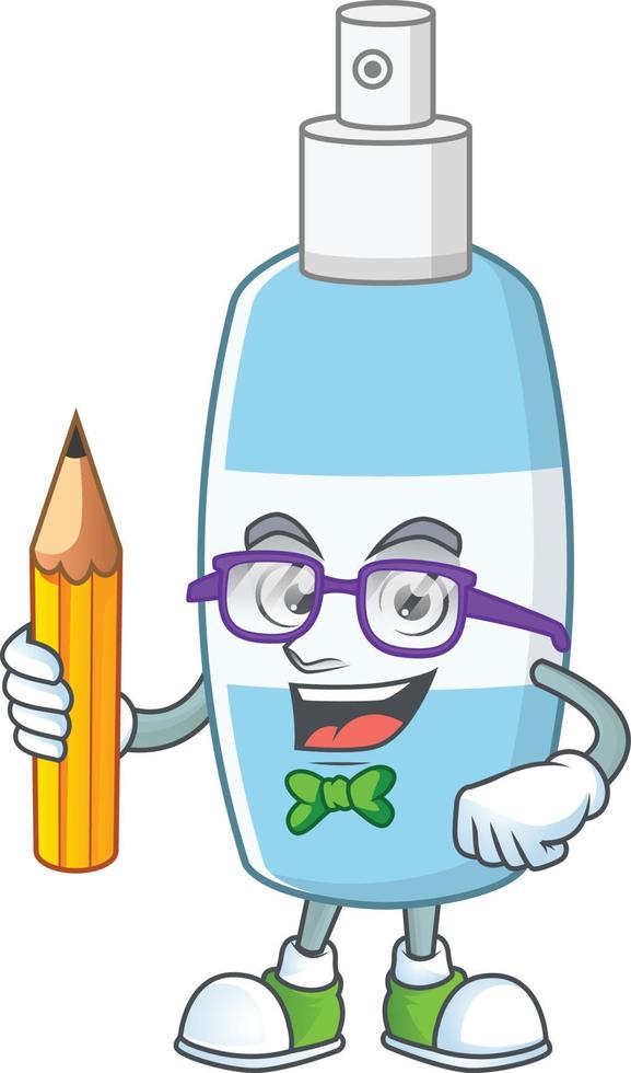 Spray hand sanitizer Cartoon character vector