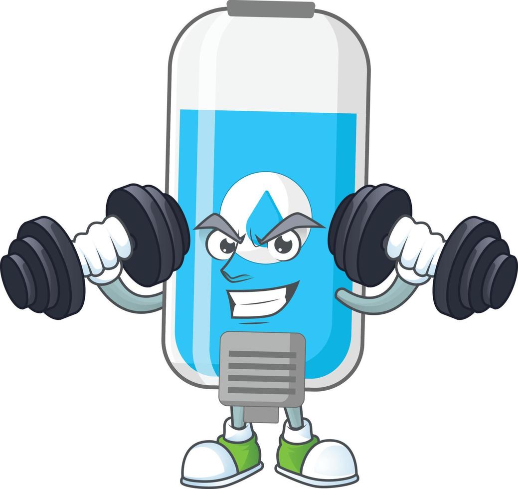 Wall hand sanitizer Cartoon character vector