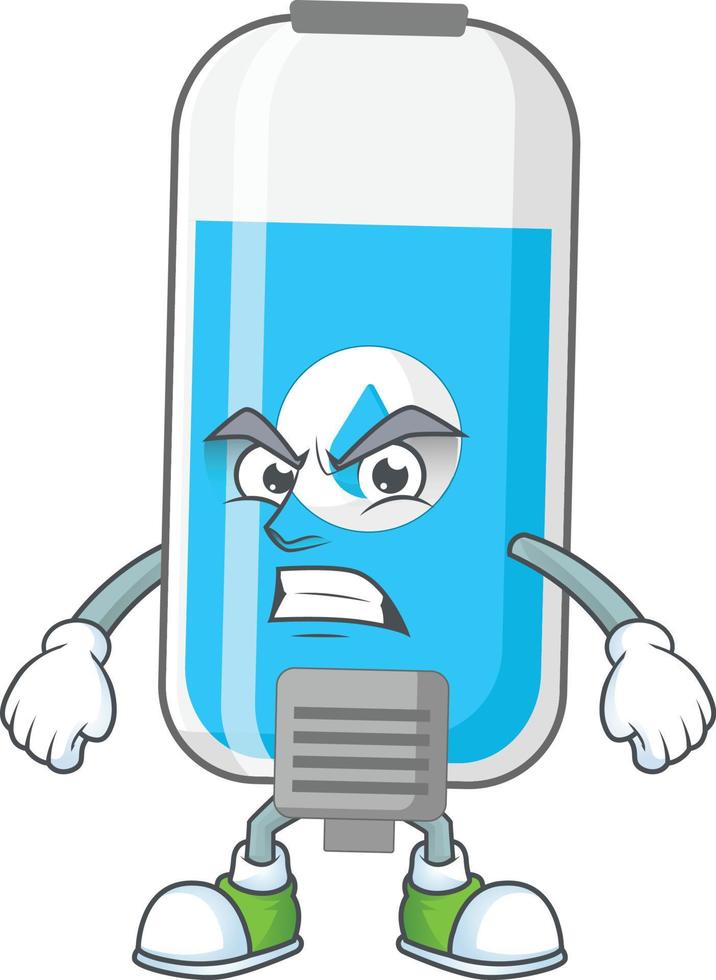 Wall hand sanitizer Cartoon character vector