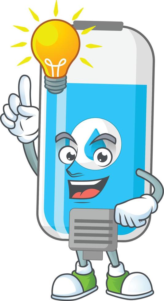 Wall hand sanitizer Cartoon character vector