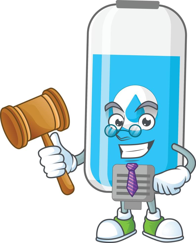 Wall hand sanitizer Cartoon character vector