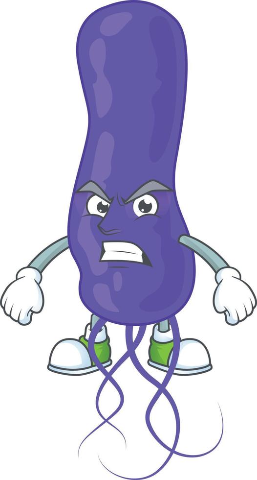 Cartoon character of blue spirila vector