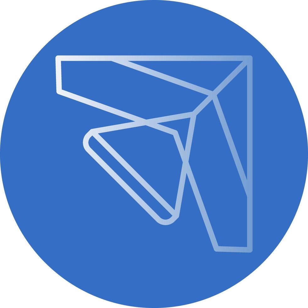 Glider Vector Icon Design