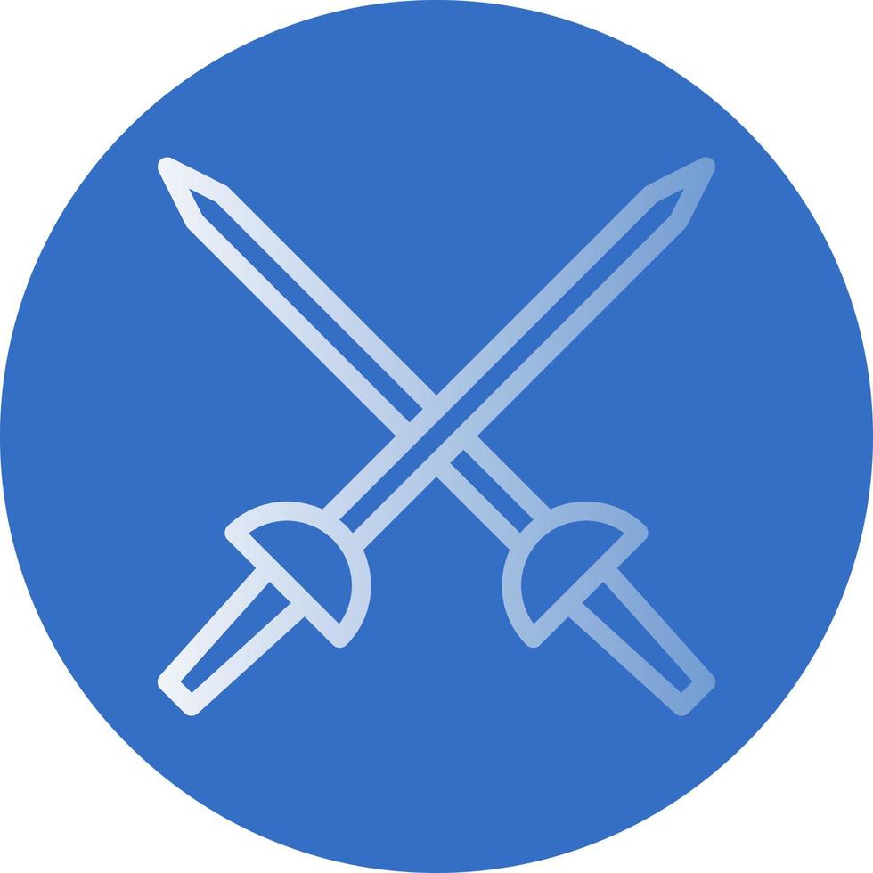 Fencing Vector Icon Design