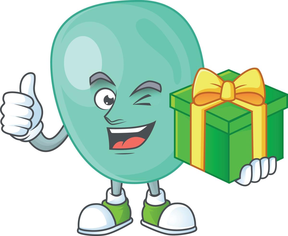 Staphylococcus aureus Cartoon character vector