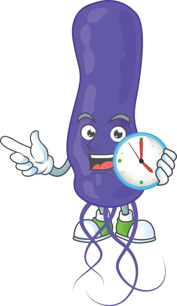Cartoon character of blue spirila vector