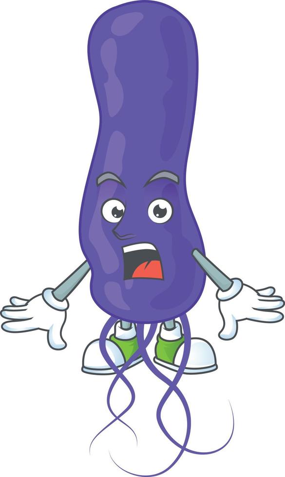 Cartoon character of blue spirila vector