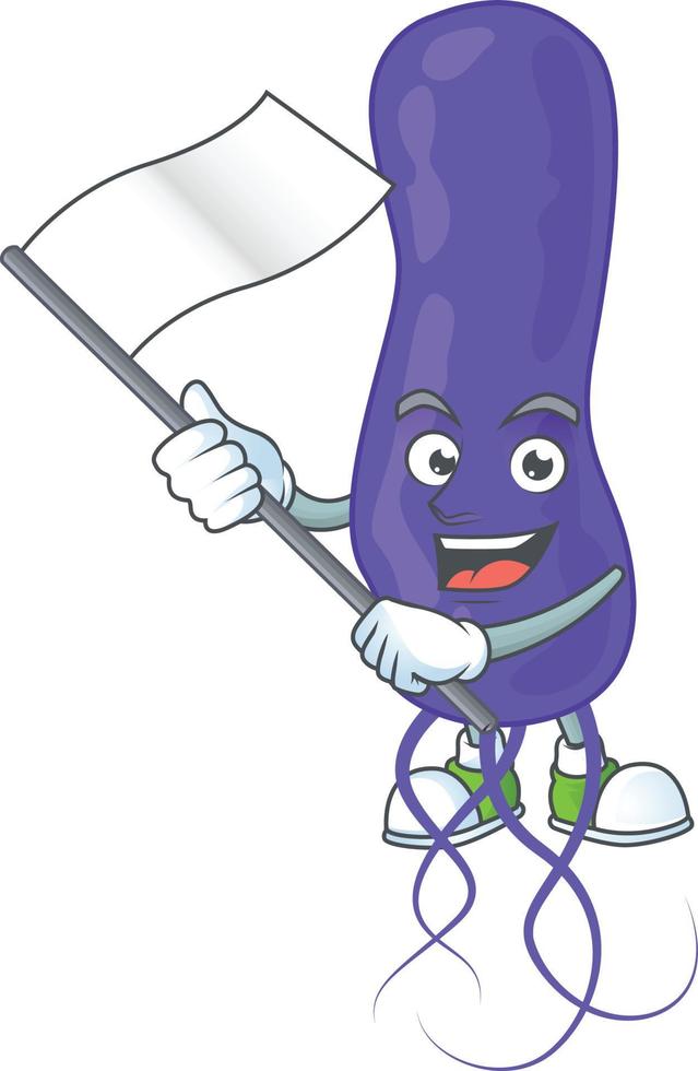 Cartoon character of blue spirila vector