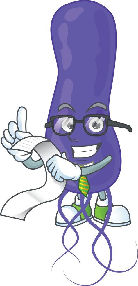 Cartoon character of blue spirila vector