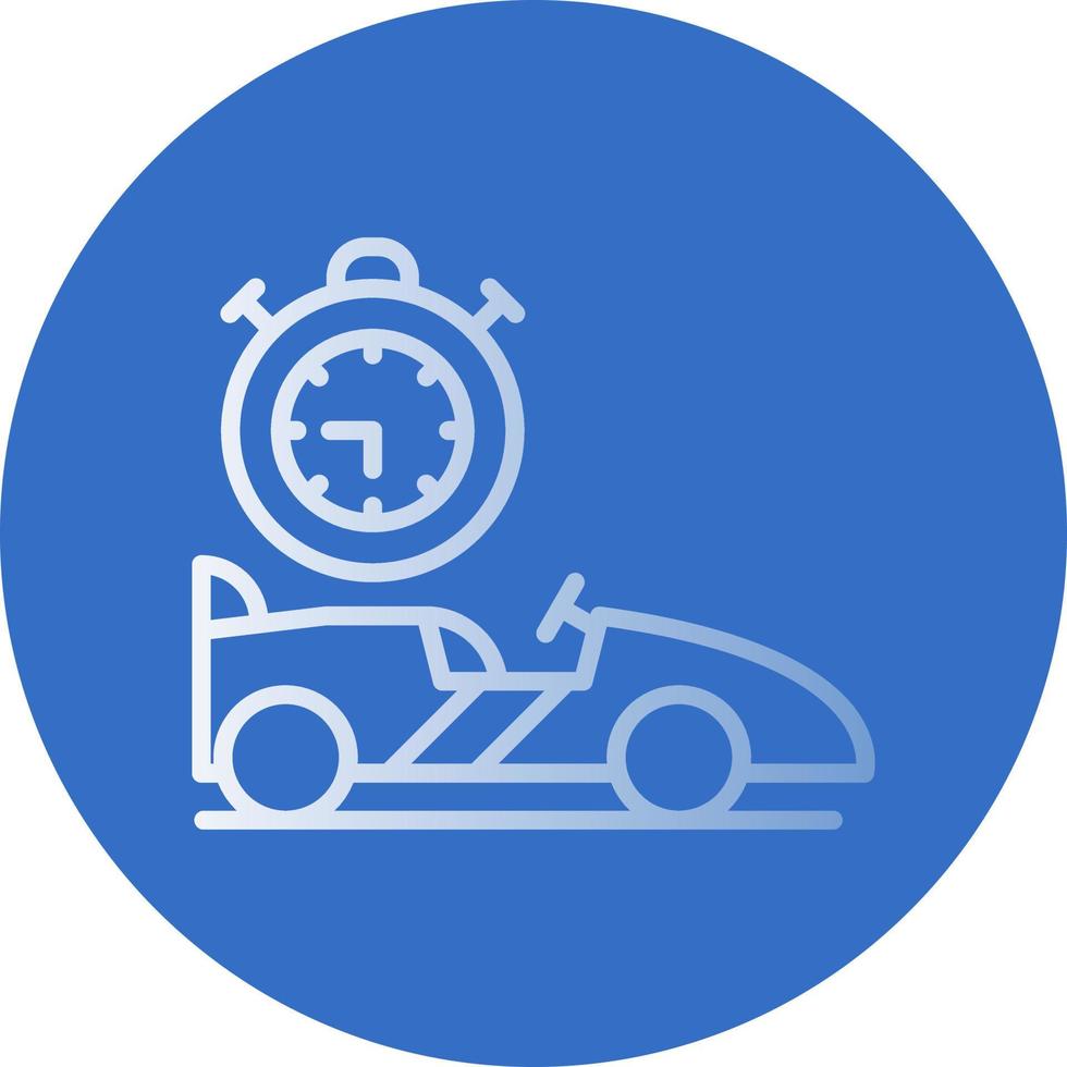 Race Stopwatch Vector Icon Design