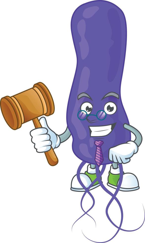 Cartoon character of blue spirila vector