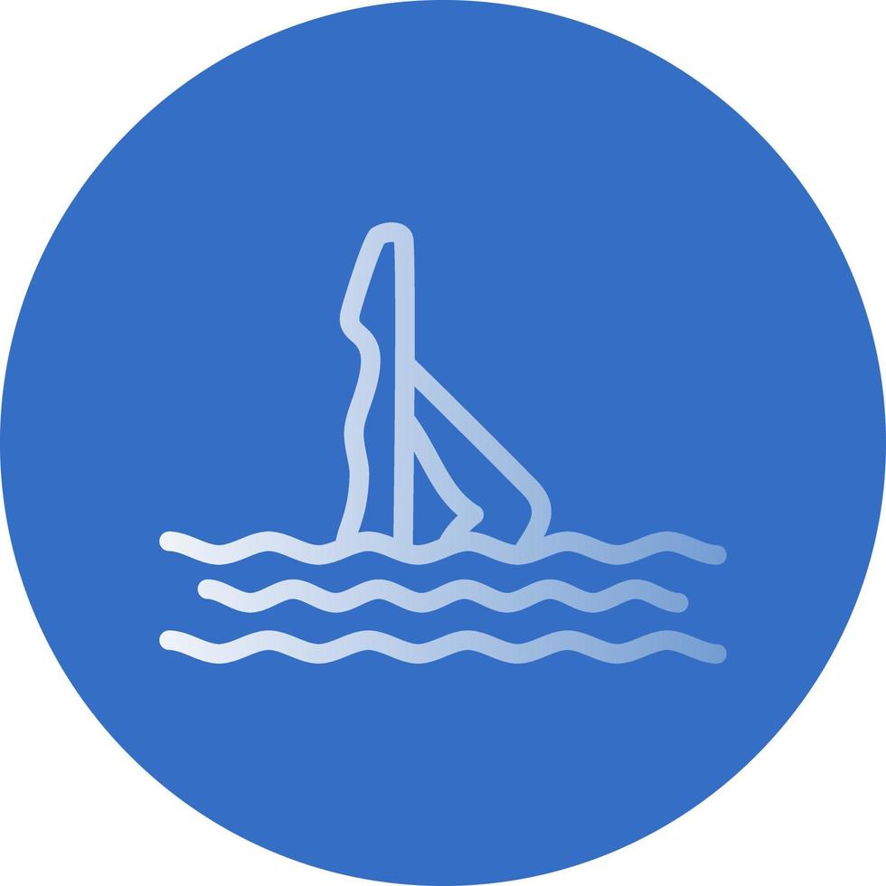 Synchronised Swimming Vector Icon Design
