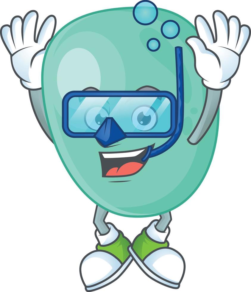 Staphylococcus aureus Cartoon character vector