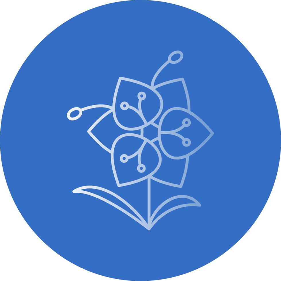 Orchid Vector Icon Design