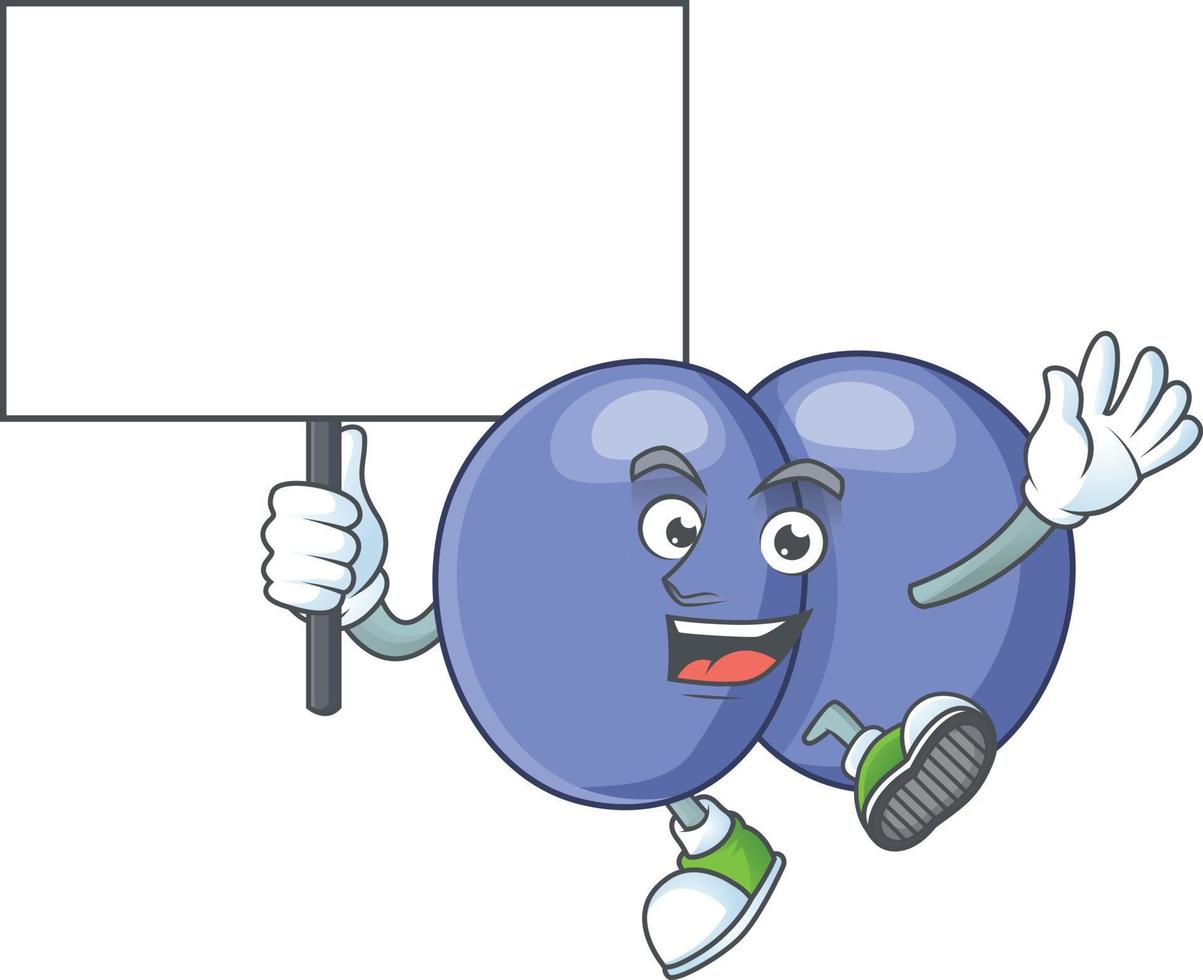 Streptococcus pneumoniae Cartoon character vector