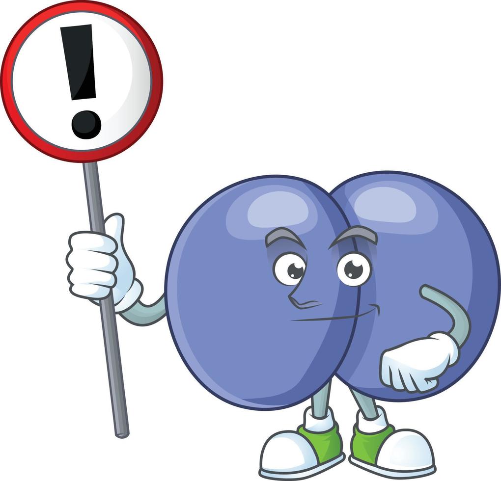 Streptococcus pneumoniae Cartoon character vector