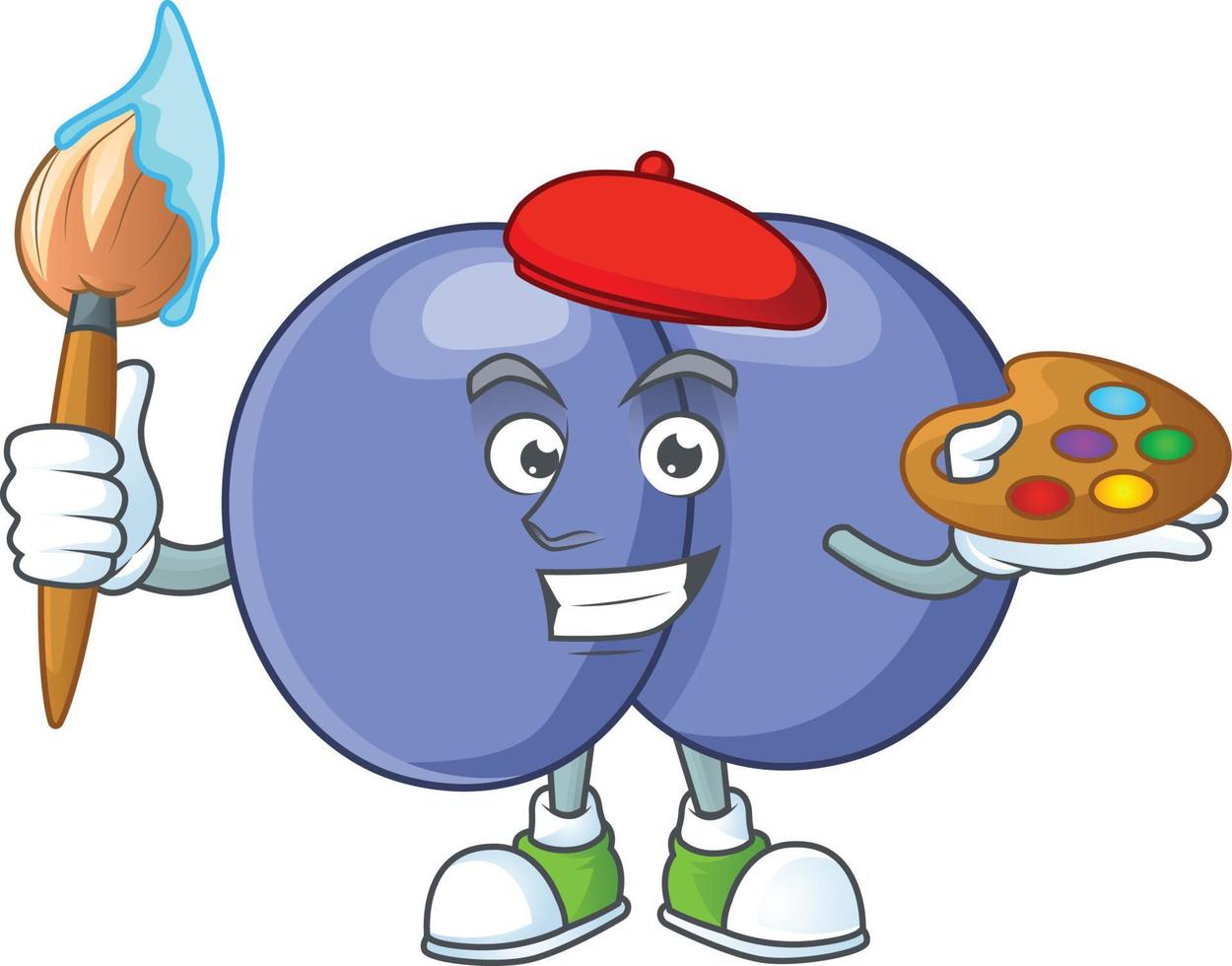 Streptococcus pneumoniae Cartoon character vector