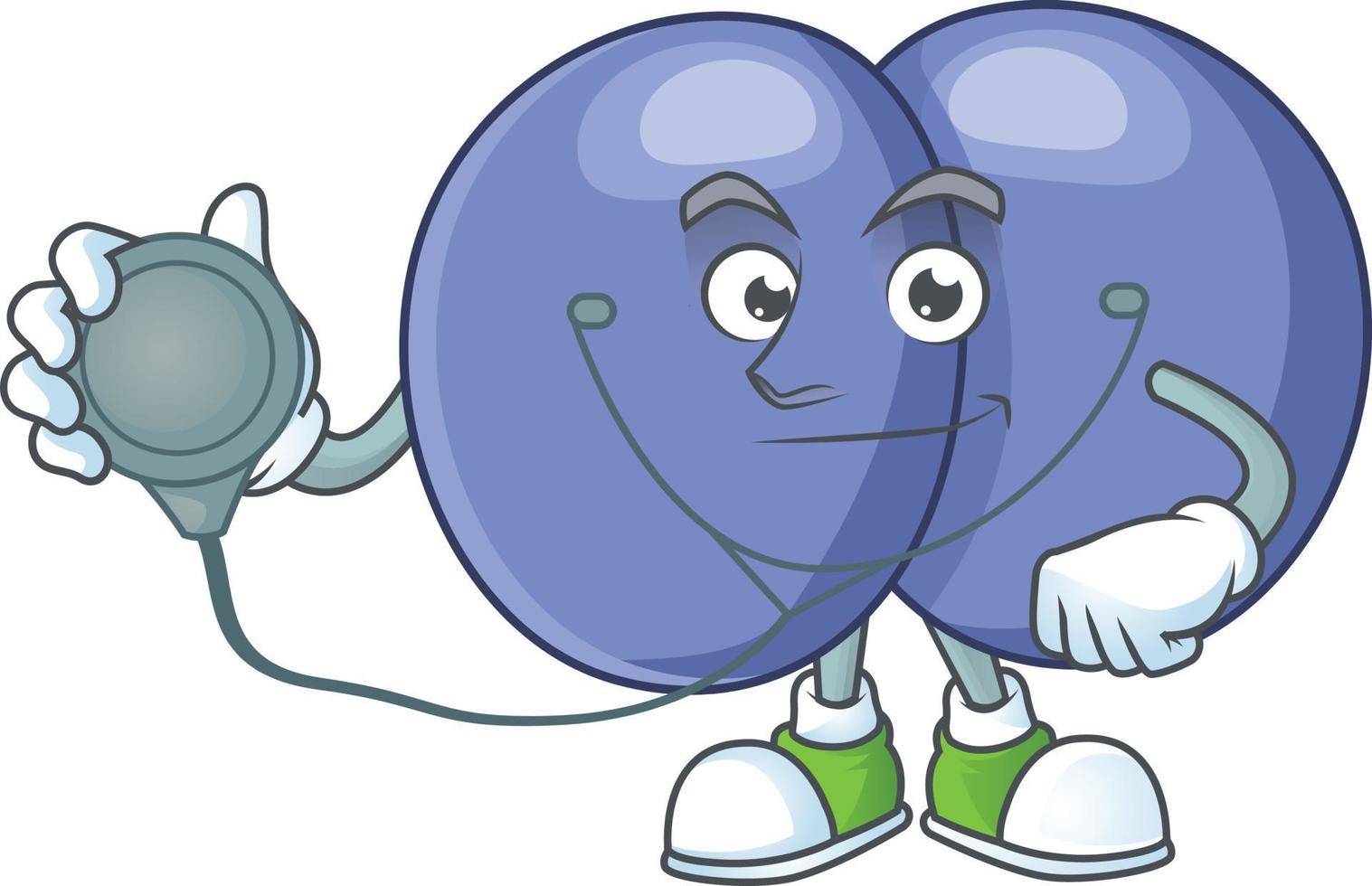 Streptococcus pneumoniae Cartoon character vector