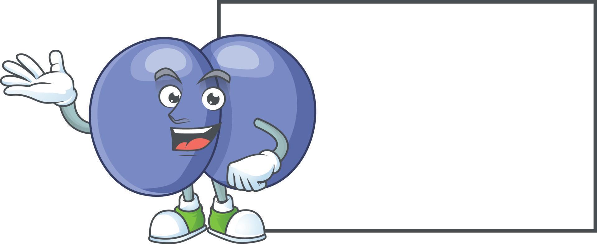 Streptococcus pneumoniae Cartoon character vector