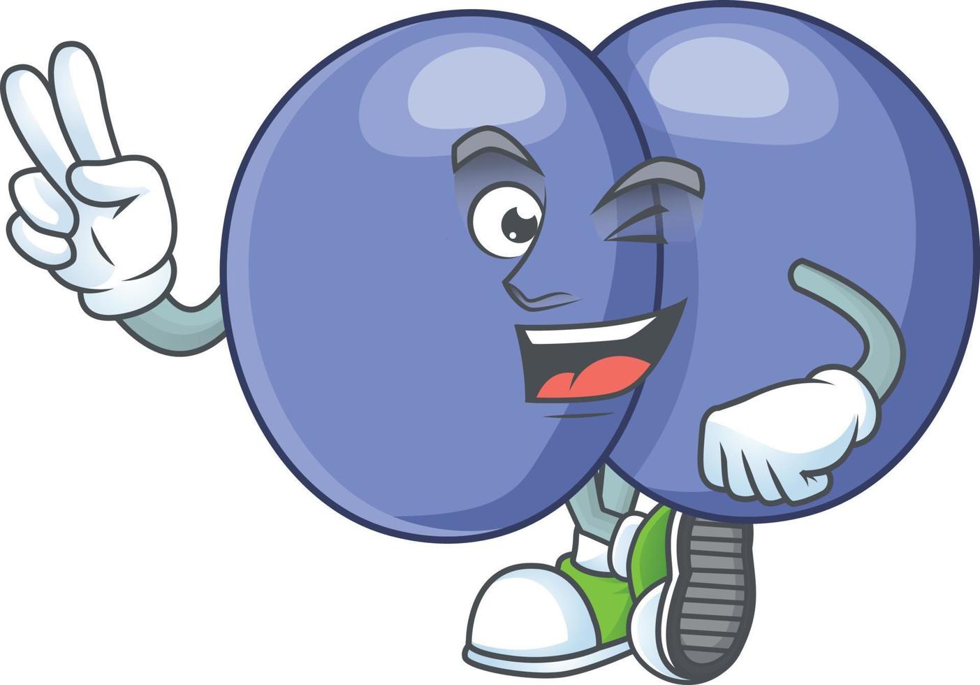 Streptococcus pneumoniae Cartoon character vector