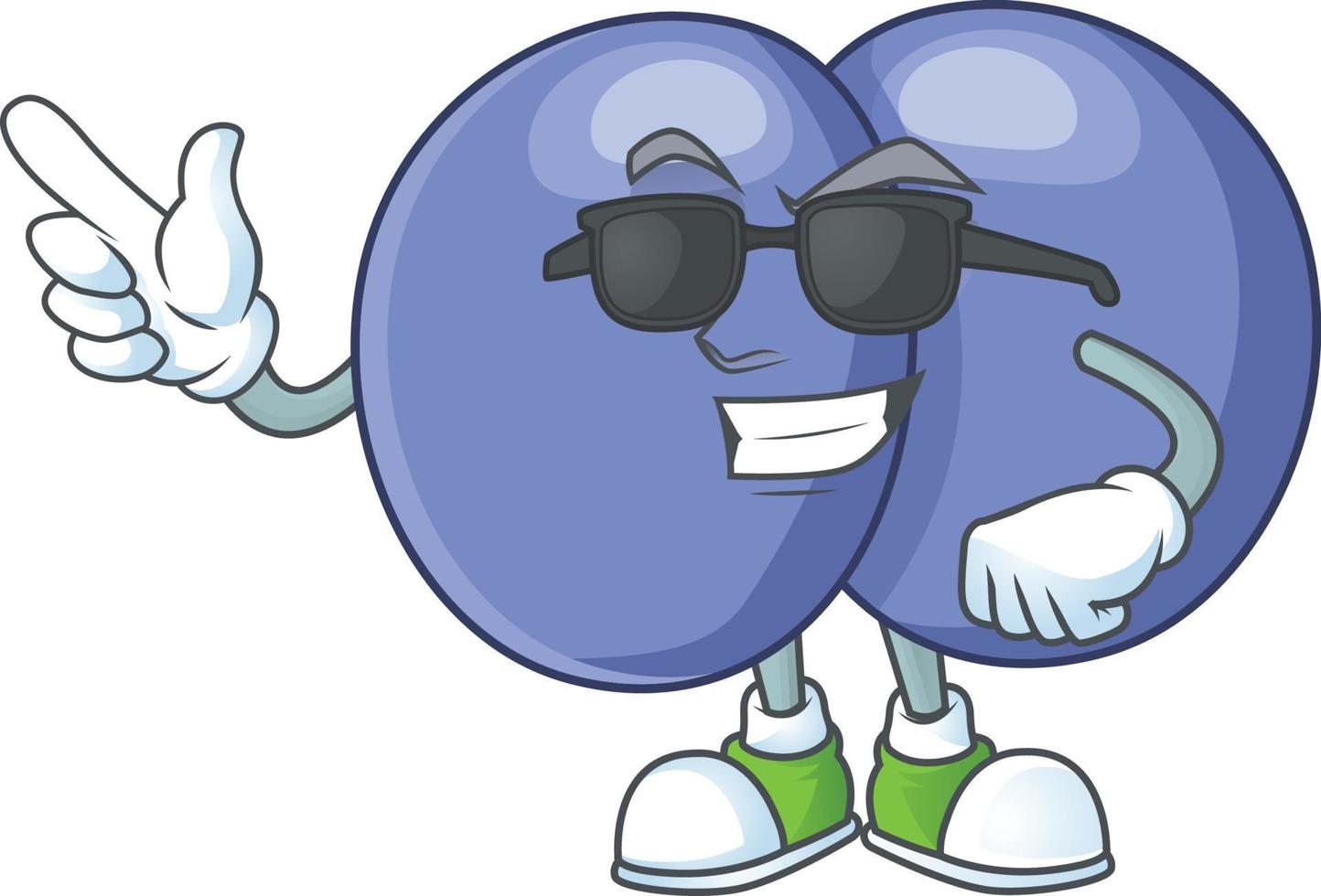 Streptococcus pneumoniae Cartoon character vector