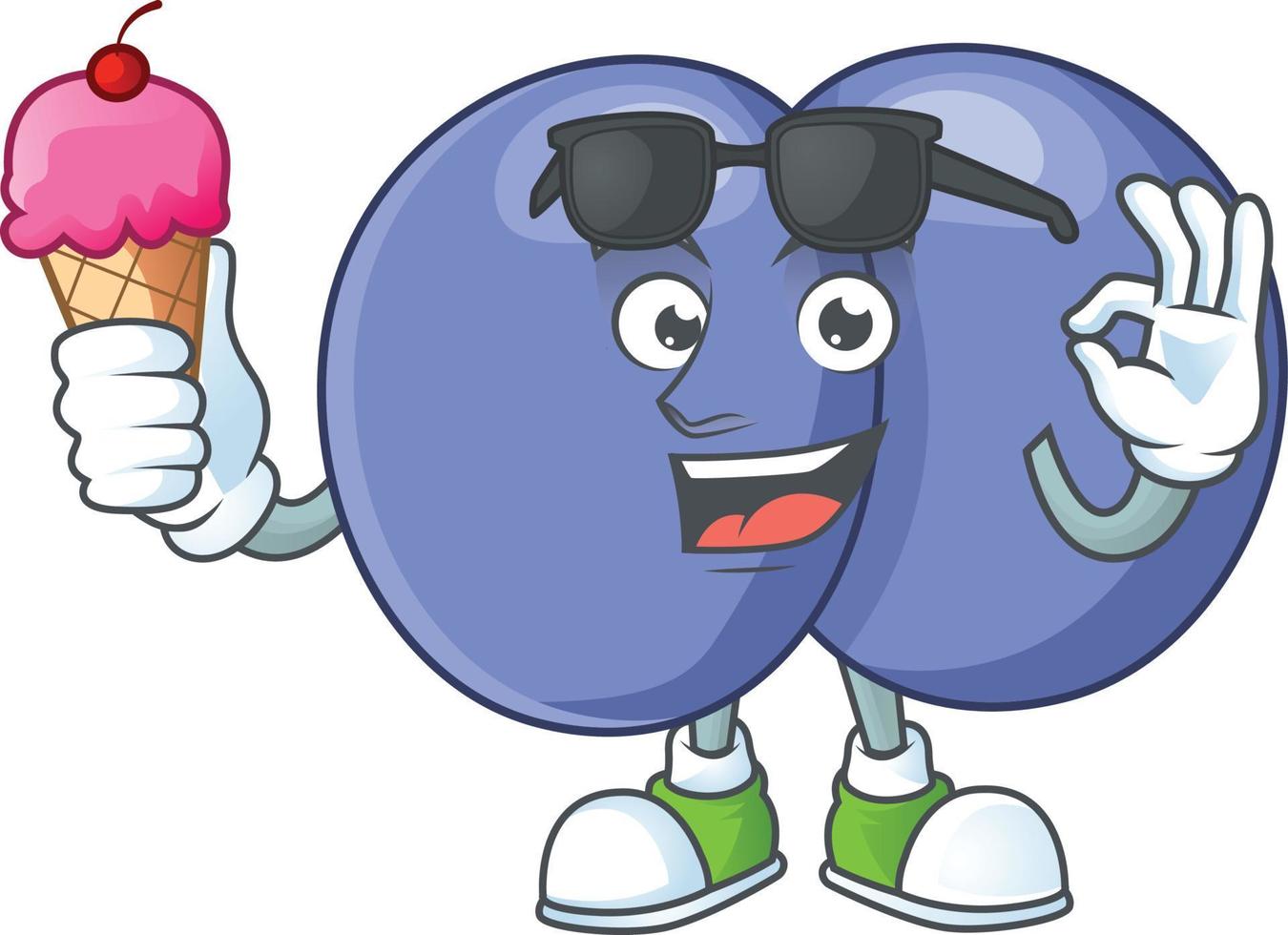 Streptococcus pneumoniae Cartoon character vector