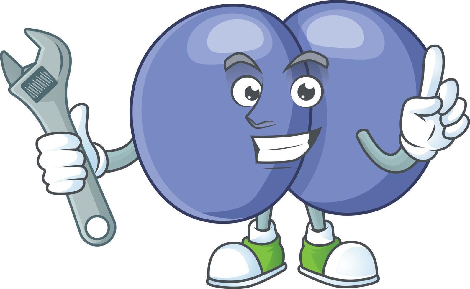 Streptococcus pneumoniae Cartoon character vector