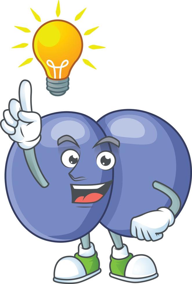 Streptococcus pneumoniae Cartoon character vector