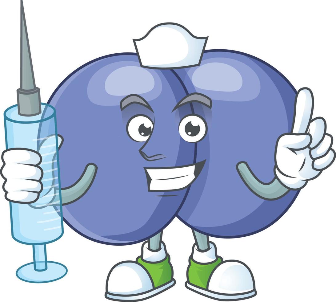 Streptococcus pneumoniae Cartoon character vector