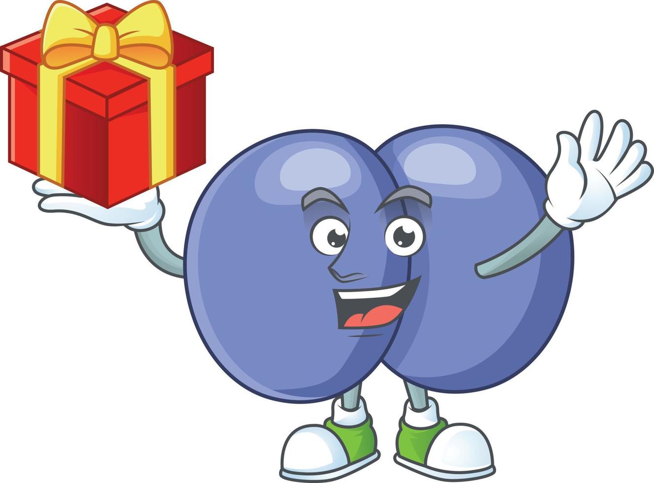 Streptococcus pneumoniae Cartoon character vector