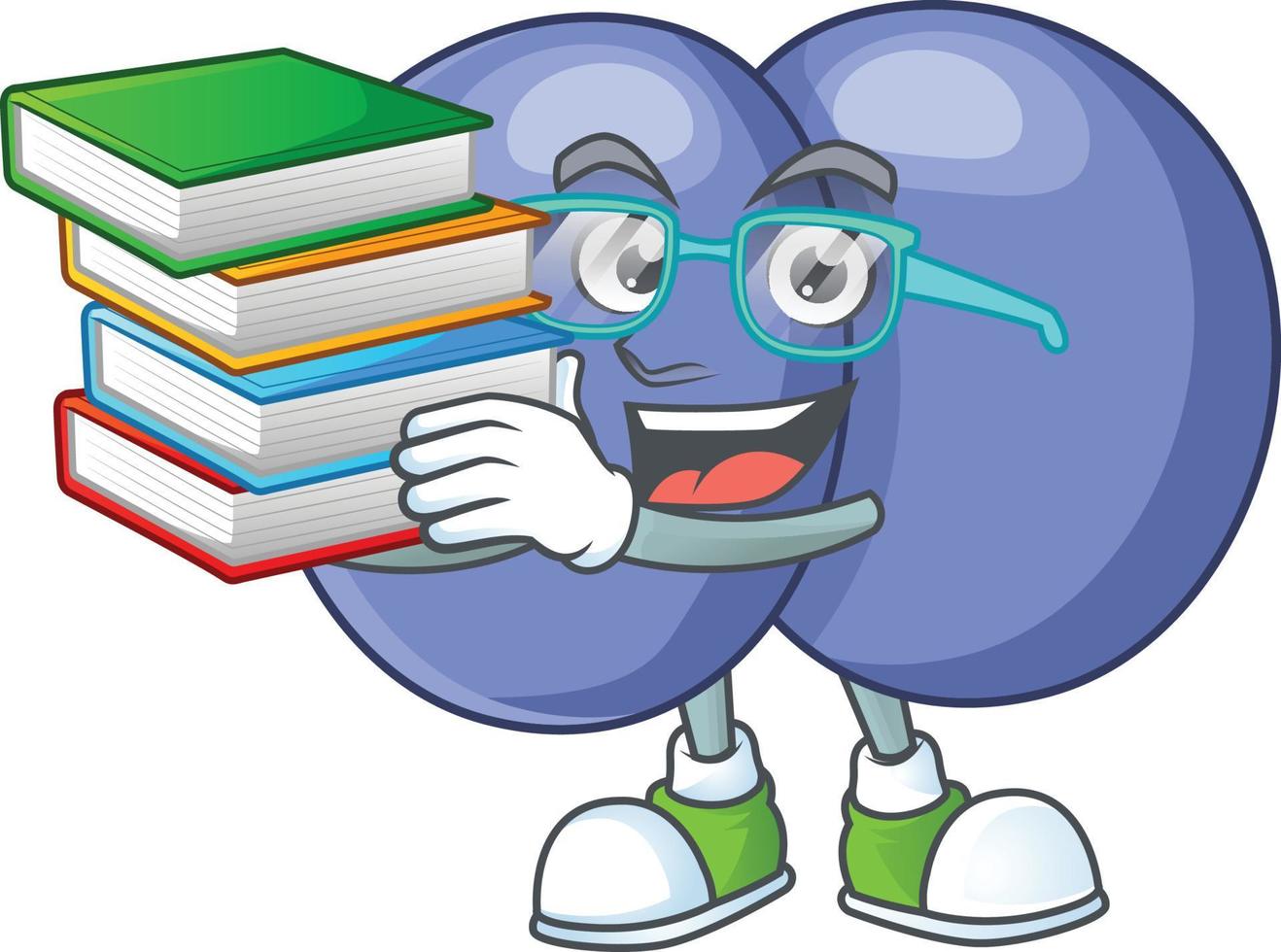 Streptococcus pneumoniae Cartoon character vector