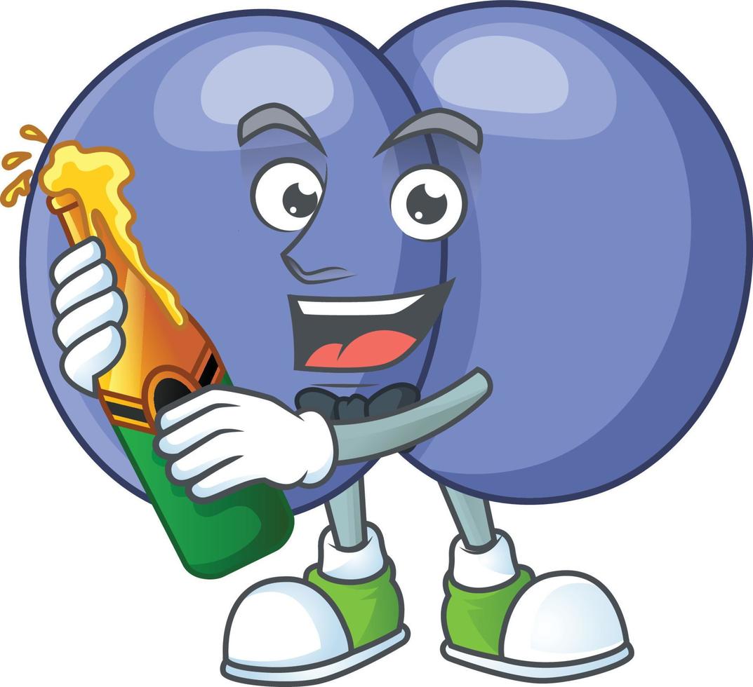Streptococcus pneumoniae Cartoon character vector