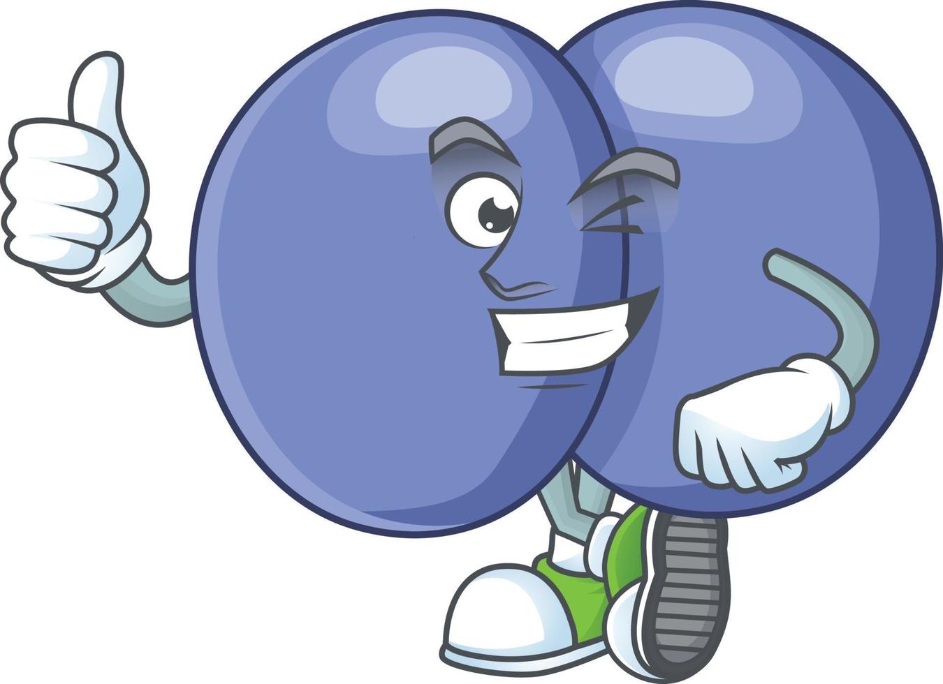 Streptococcus pneumoniae Cartoon character vector