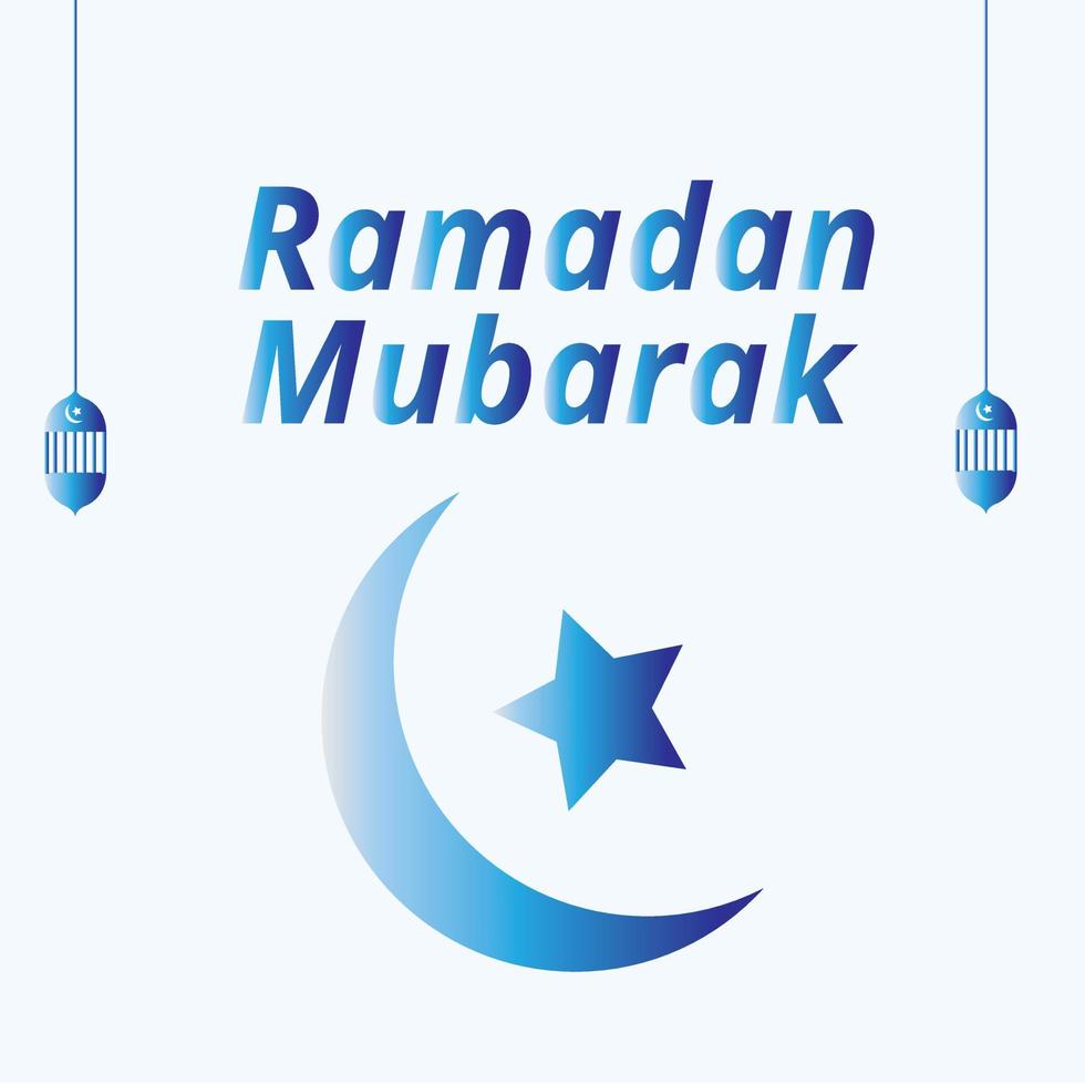 Happy Ramadan vector template